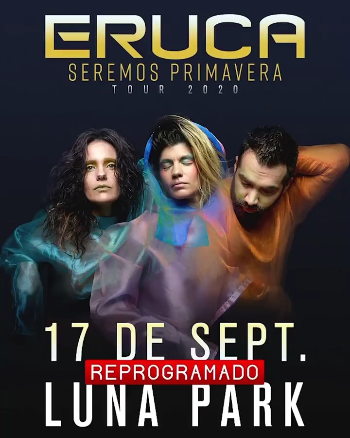 OndaRocking's tweet photo. #RECITALES ⚡ Debido a la #cuarentena, @ErucaSativa ya reprogramó su show del 26 de Junio en el Luna Park para el 17 de septiembre del 2020🤙🤘 Las entradas adquiridas serán validas para la nueva fecha.

#recitales #reprogramado #yomequedoencasa #quedateencasa 

#ONDAROCKING🤙🤘 https://t.co/ITAGfyX2VC