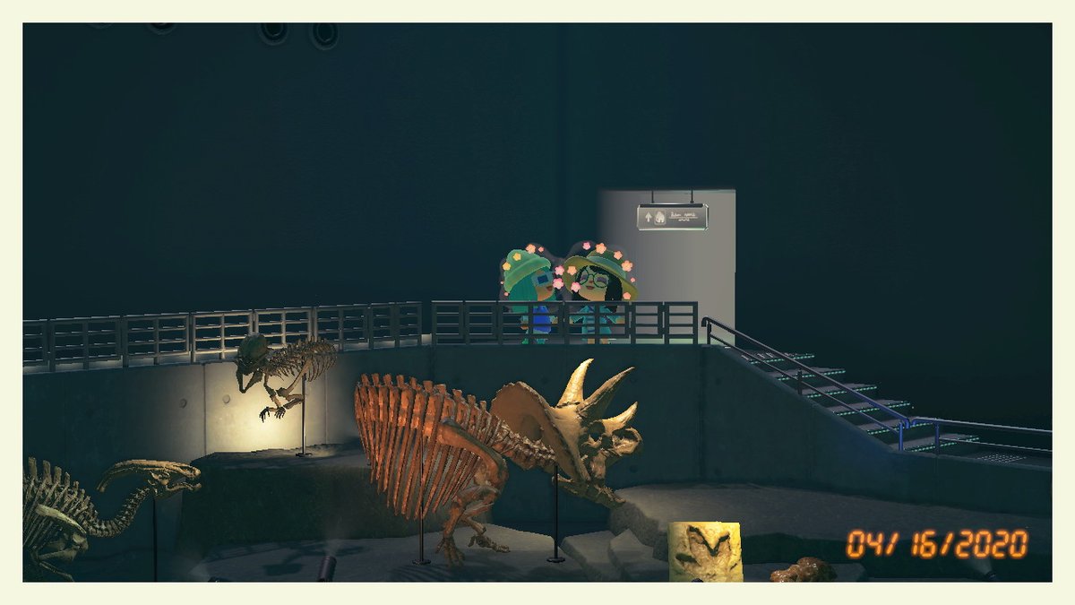 golddynamo's tweet photo. my partner made a little picnic spot on their island... it's so sweet

and then we went to their museum #acnh https://t.co/RXhZP365sH