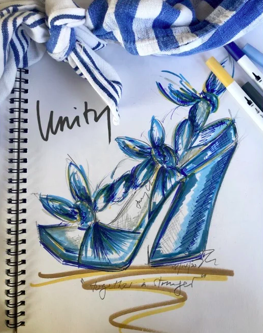 WhoWhatWear's tweet photo. Well, this is cool: @JimmyChoo is hosting a shoe sketch competition open to all ages and drawing abilities. 🎨✨ Winners will be produced and sold for charity. Weekend plans, sorted: https://t.co/jCep67f1xA https://t.co/xT6YGZjuU7