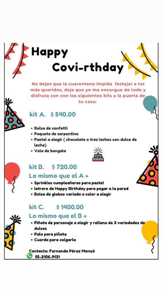 ferpmonzo's tweet photo. Festejen y tengan un Covi-rthday!! https://t.co/5dgaQS24bZ