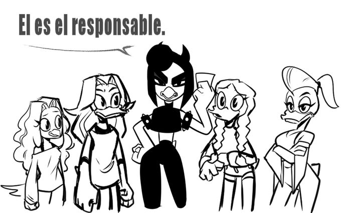 "He is responsible."

#ducktalesoc #ann #minicomic 