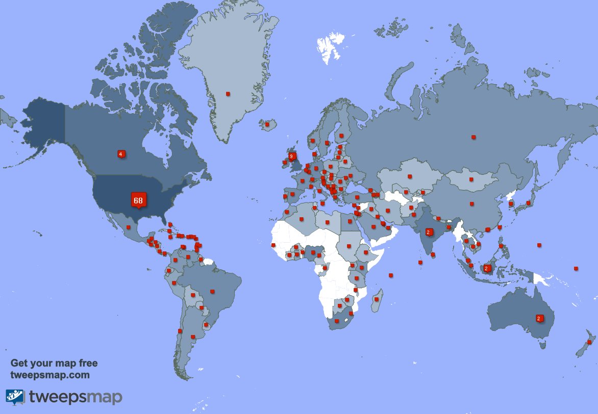 I have 48 new followers from Australia, and more last week. See tweepsmap.com/!RustyGoat