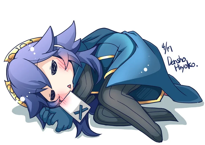 微睡むルキナちゃん #lucina 