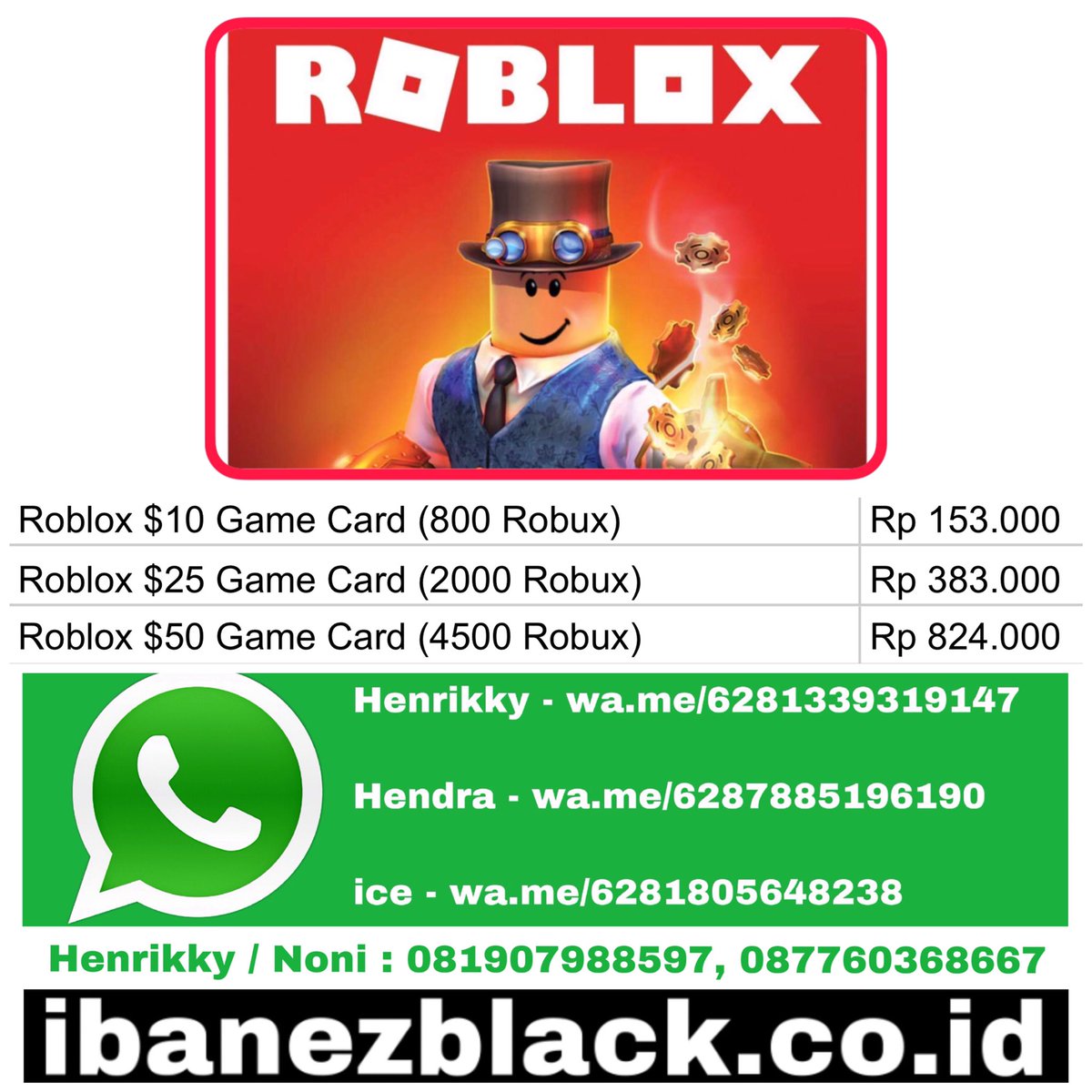 Ibanezblack Com On Twitter Roblox Game Card Robux Https T Co