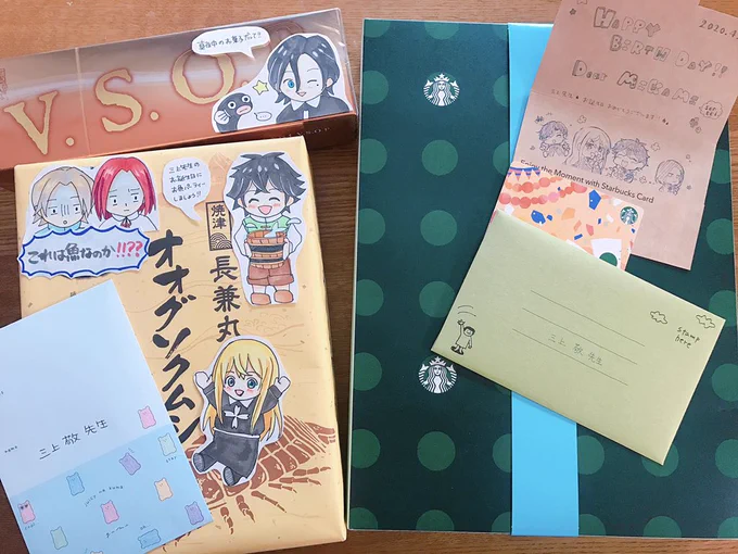 あの!お誕生日プレゼントが届きまして……!?‍♀️
ここまでしていただけるなんて本当にビックリですし恐縮ですが、とても嬉しいです!もったいないくらいのプレゼントとお手紙本当にありがとうございます…!
絵が本当にかわいいから拡大して見て〜〜??? 
