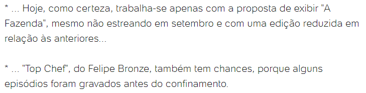 MattyBala's tweet photo. A Record tá trabalhando pra que tenhamos A Fazenda 12 e Top Chef 2 ainda esse ano. #AFazenda12 #TopChef2 
Fonte: https://t.co/eDO35nWv3y https://t.co/dHYwyW5Fdf