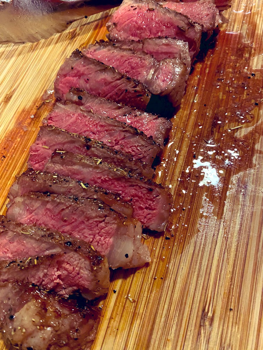 I’m not really good at cooking but at least I’m getting good at cooking steak 