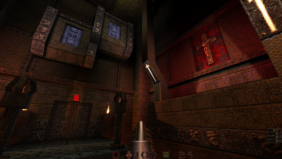 emprosthotonos's tweet image. Just finished my first Quake map 🙂👍 #quake #quakemapping #trenchbroom #leveldesign