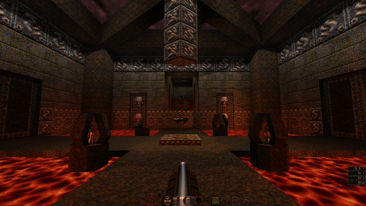 emprosthotonos's tweet image. Just finished my first Quake map 🙂👍 #quake #quakemapping #trenchbroom #leveldesign