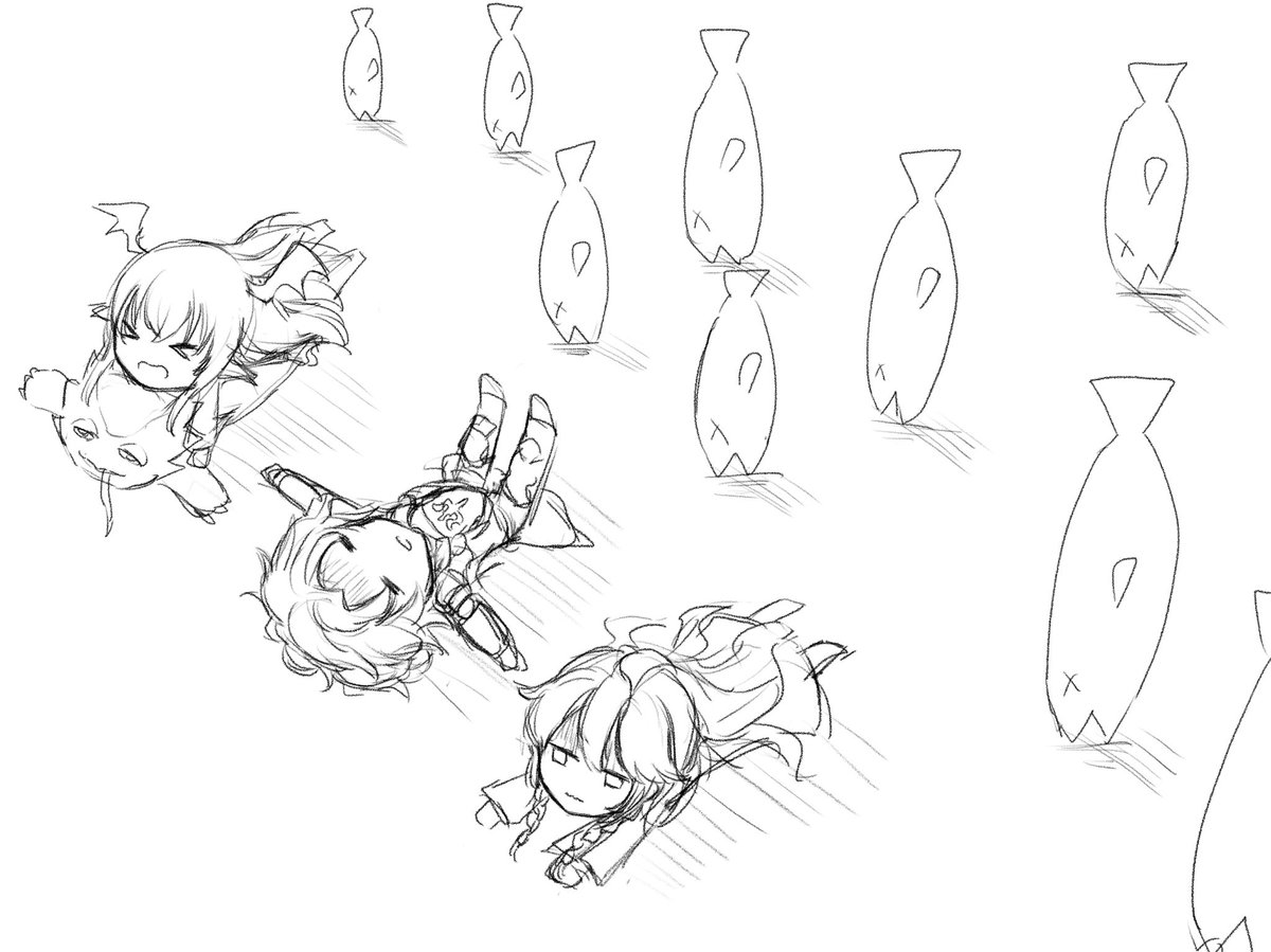水古戦場の絵です 
