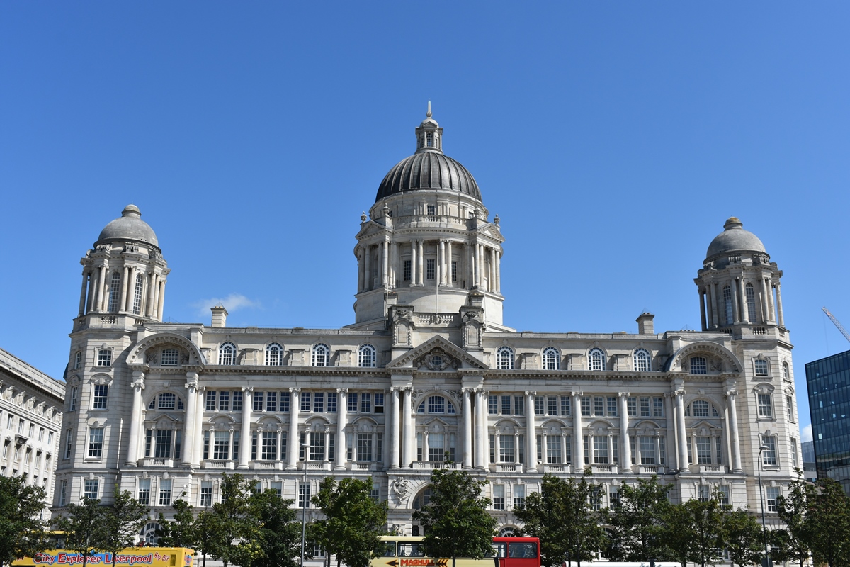The Port of Liverpool Building was built in 1907 as the office for the Mersey Docks and Harbour Board. The Port of Liverpool Building, together with the Liver and Cunard Building's, are known as The Three Graces.