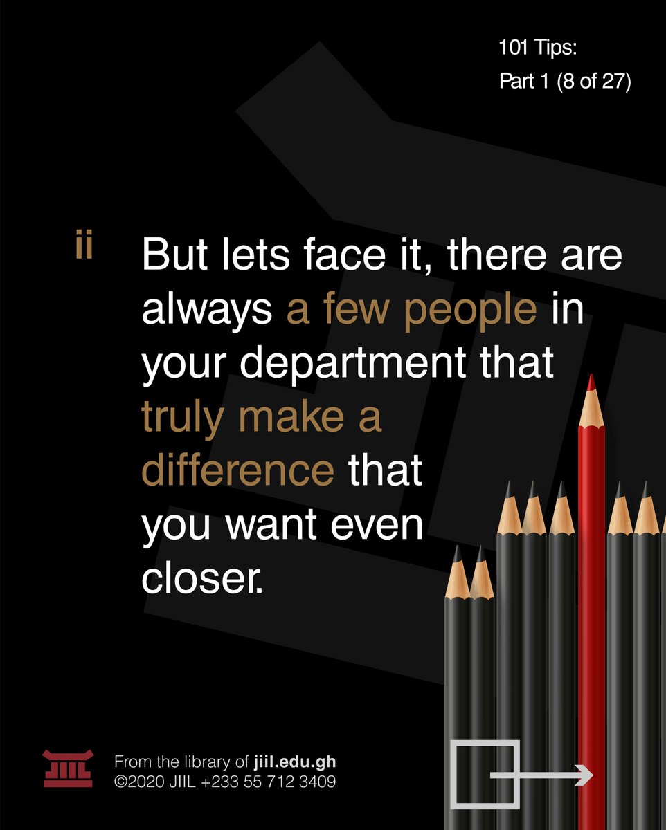 JiilEduGh's tweet photo. 101 Tips of a Great Manager
#Tip8 1-4
#KeepYourBestEmployeesCloser
#101Tips #Manager #Employee #GreatManager #Leader #JIIL #LearnatJIIL #employer #workplace #LeadershipLessons #staff #BestEmployees #innovation #business #leadership #businessschool #school #manager #management https://t.co/C3p2bjoSNk