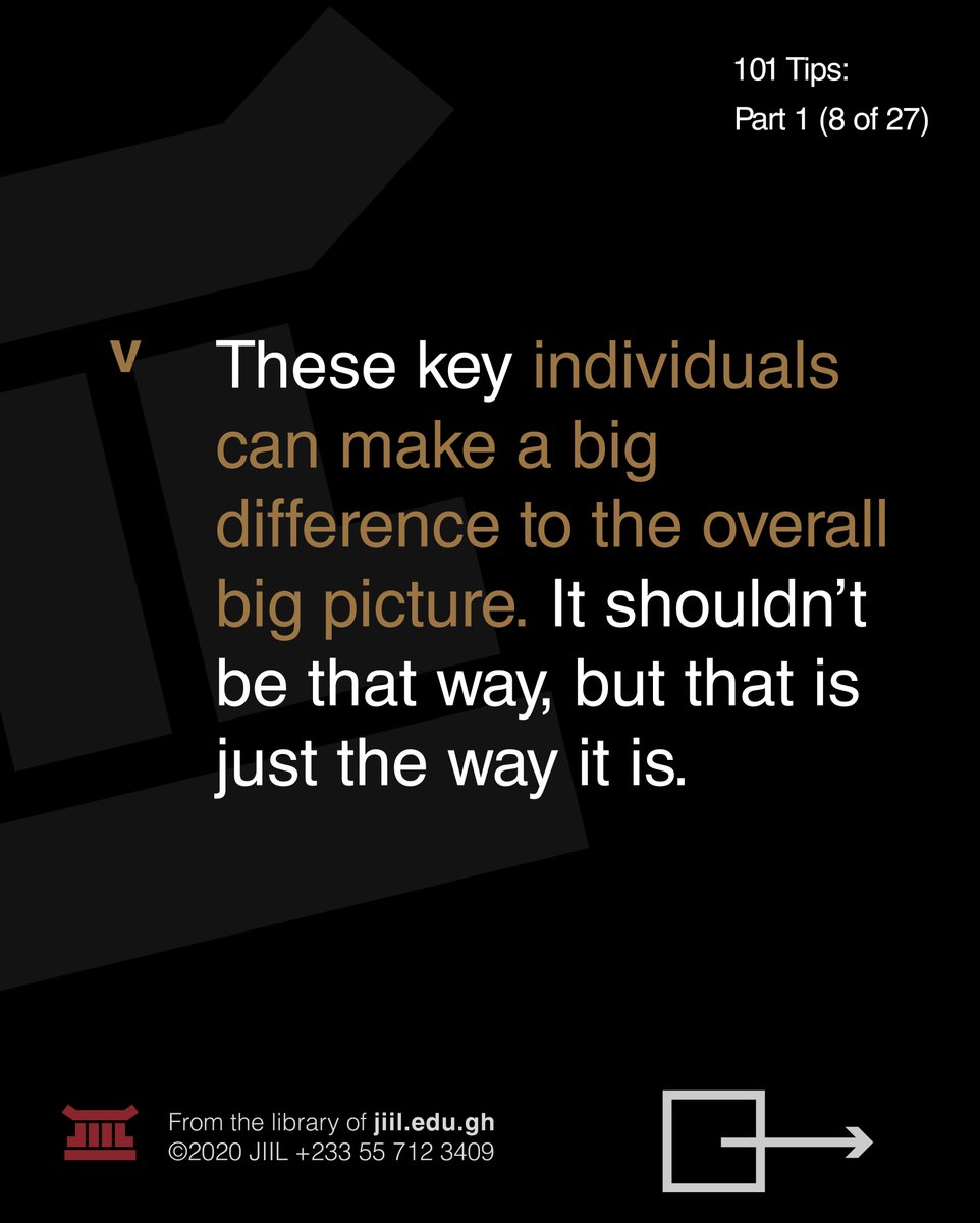 JiilEduGh's tweet photo. 101 Tips of a Great Manager
#Tip8 5-8
#KeepYourBestEmployeesCloser
#101Tips #Manager #Employee #GreatManager #Leader #JIIL #LearnatJIIL #employer #workplace #LeadershipLessons #staff #BestEmployees #innovation #business #leadership #businessschool #school #manager #management https://t.co/Ug5H2qTjJG