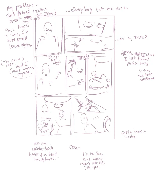 thumbs + writing...... 