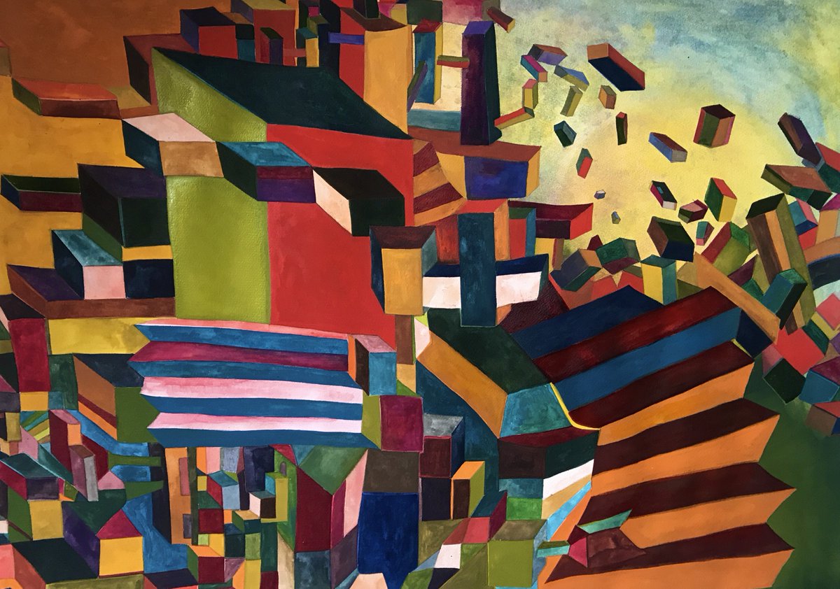 My new website is officially live! Check out my latest work and past projects here > louisepearson.co.uk 
'Watch it fall apart and rebuild it better', watercolour on paper, 2020