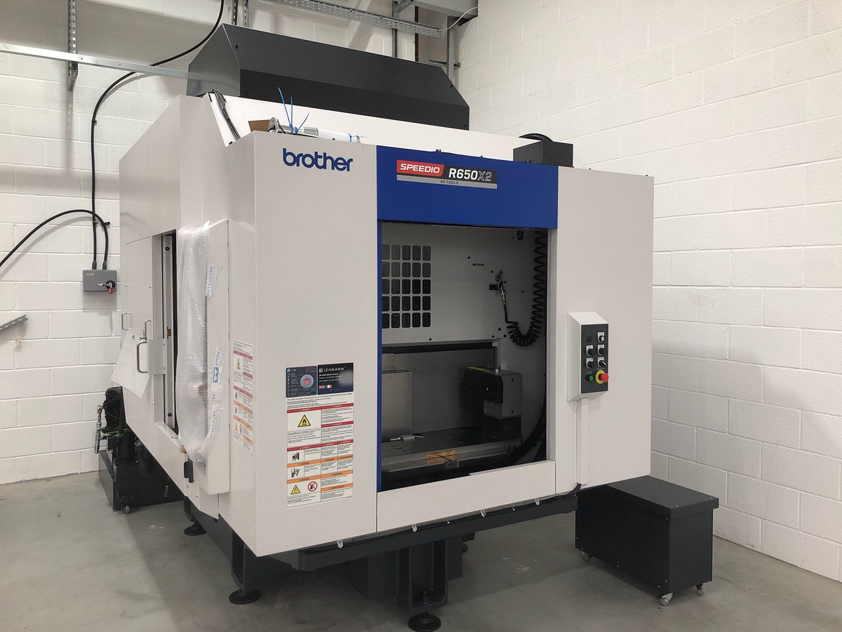 wmtcnc's tweet photo. Yet another Brother delivered today to @MRTcastings to produce essential Ventilator components
#Speedio #nothingfaster #loadincycle https://t.co/Hg6j2TCTSW