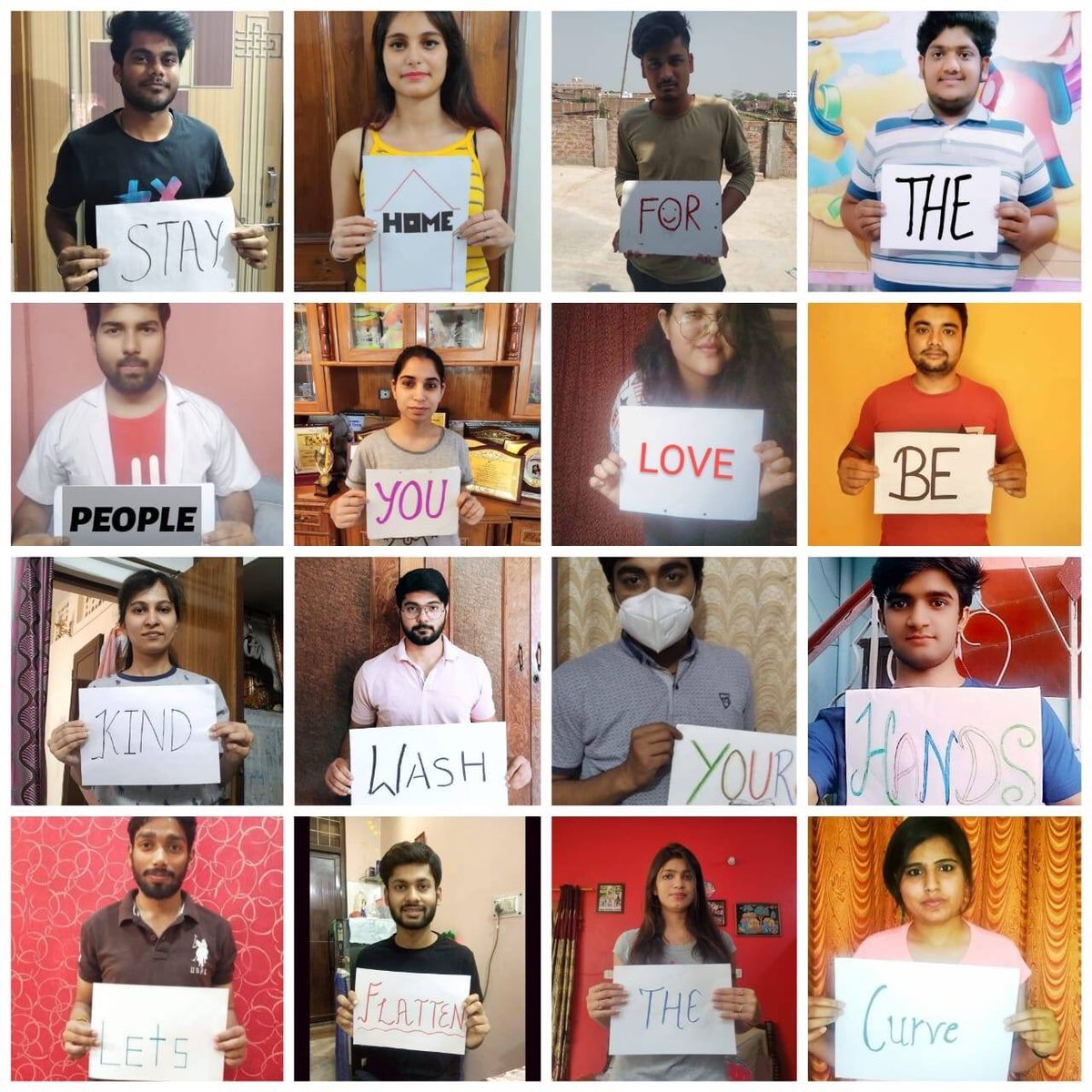 pdmuniversity's tweet photo. Here is a lovely message from #PDMUniversity Pharmaceutical Science students!
“Stay at Home  For The People you Love
Be Kind 
Wash your Hands
Lets Flatten the curve”
#StayHomeStaySafe https://t.co/RI2bU5SpqC