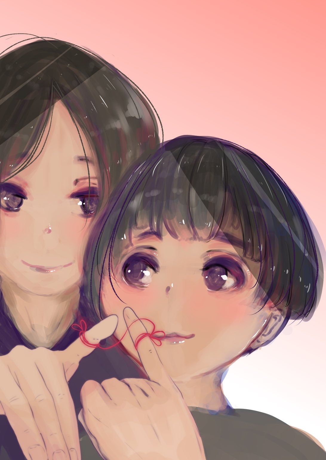 夢の中の恋 赤い糸で結ばれているから 言葉は要らない 少し修正しました Rtで私を有名にして下さい 絵描きさんと繋がりたい イラスト イラスト好きな人と繋がりたい イラスト好きさんと繋がりたい イラストレーター 女の子イラスト 女の子