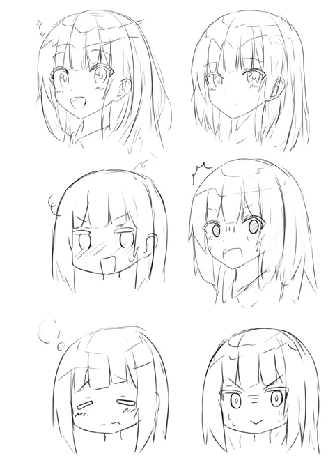 表情練習です! 