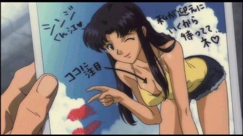 庵野監督の直筆メッセージに見覚えが？エヴァのミサトさんの直筆と筆跡が一緒www
