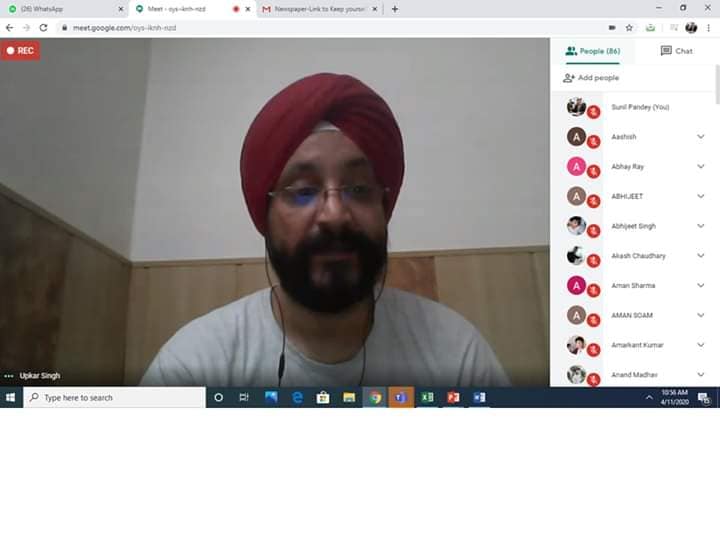 ITSMohanNagar's tweet photo. @ITSMohanNagar #UGCampus has organized the First #Session of 3 Episodes #WebinarSeries on #BlockchainTechnologyy" through on-line #VideoConferencing on 11.04.2020.
More info: https://t.co/PyZlMpT37B
#StaySafe #StayHome #Webinar #CoronaVirus #Covid19 https://t.co/fAYvQmSdRv
