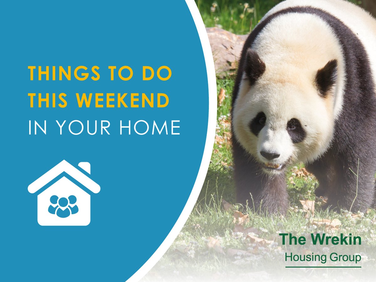 We have found three free things to try this weekend whilst at home, including a virtual trip to the zoo to see pandas 🐼and learning about armadillos! 

To find out more visit: wrekin.com/News/three-fre…