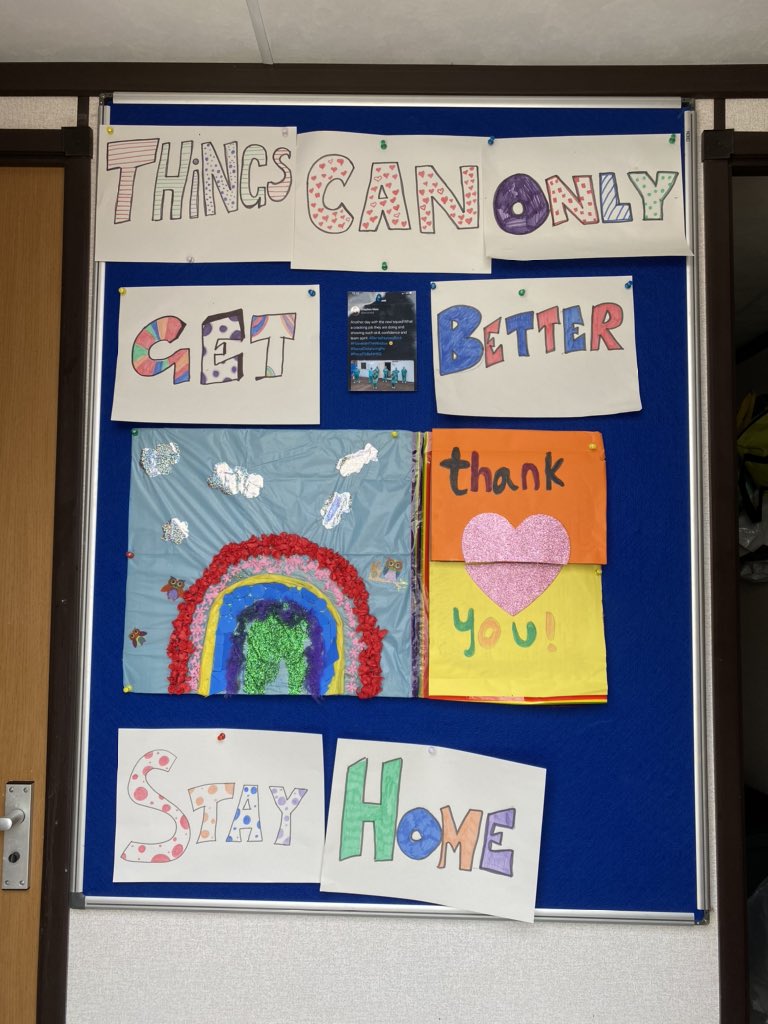 _gemmmastewart's tweet photo. Some decor to brighten up the drive through covid testing cabin at Foresterhill! #ProudToBeNHSG https://t.co/mfz8nTKVnu