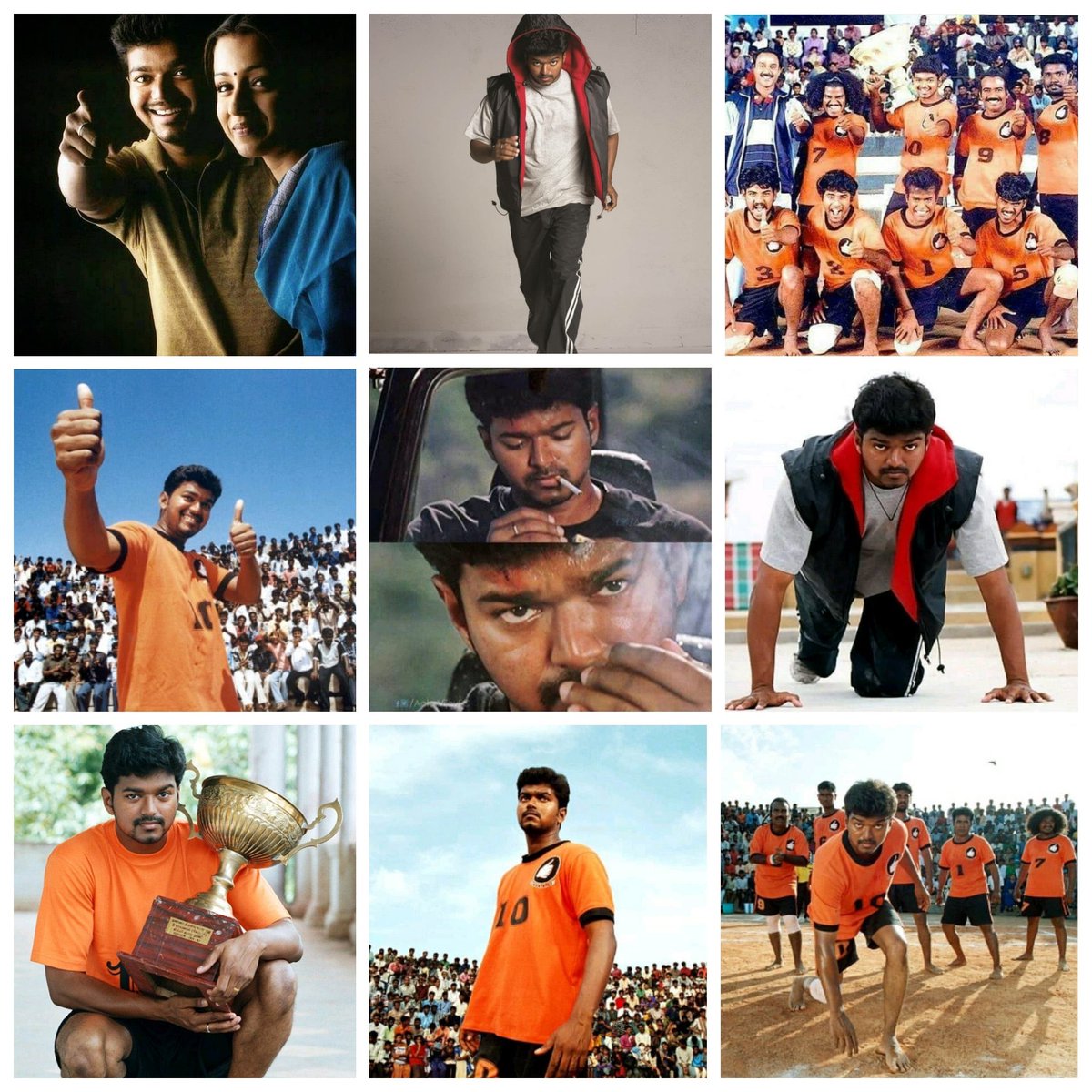 JessieVijay's tweet photo. Be like Saravanavelu! 🔥
•smart 
•brave
•spontaneous
•thoughtful 
•caring
•playful &amp; serious 

@actorvijay ♥️ #16YearsOfBlockbusterGhilli https://t.co/Bo0oBXnrAH