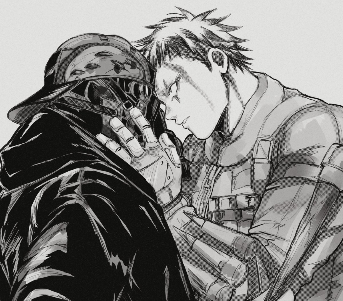 Honestly they are so in love I can't help myself.
#dorohedoro 