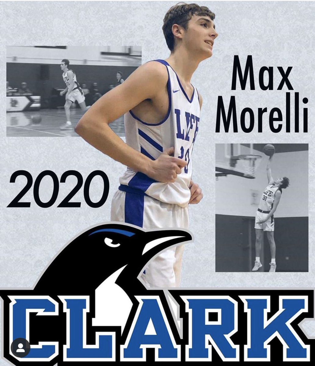 LifeChristianB1's tweet photo. @MaxMorelli5 Committed🏀

Congrats to our senior, Max Morelli on his commitment to play basketball at Clark College!  🐧

Can’t wait to see how Max rises up in college basketball!  🌟

We are beyond proud of him!🎉👏 #lifefamily #lifebasketball https://t.co/CTp90eOuGf