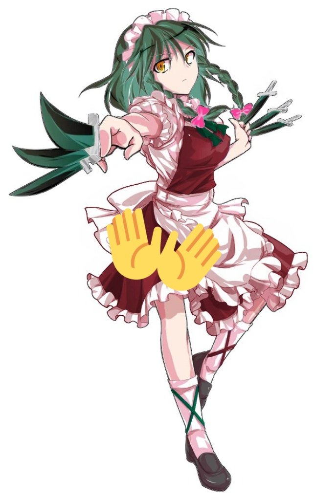 水鏡 ハル 東方立ち絵 色変え 色加工 立ち絵の色変え 37 咲夜の立ち絵の色を自分好みに してみました T Co Cvgem67q0s Twitter