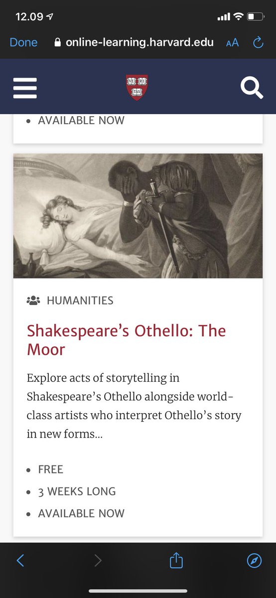 Menarik-menarik banget nih course Harvard-nya online-learning.harvard.edu/catalog 😭