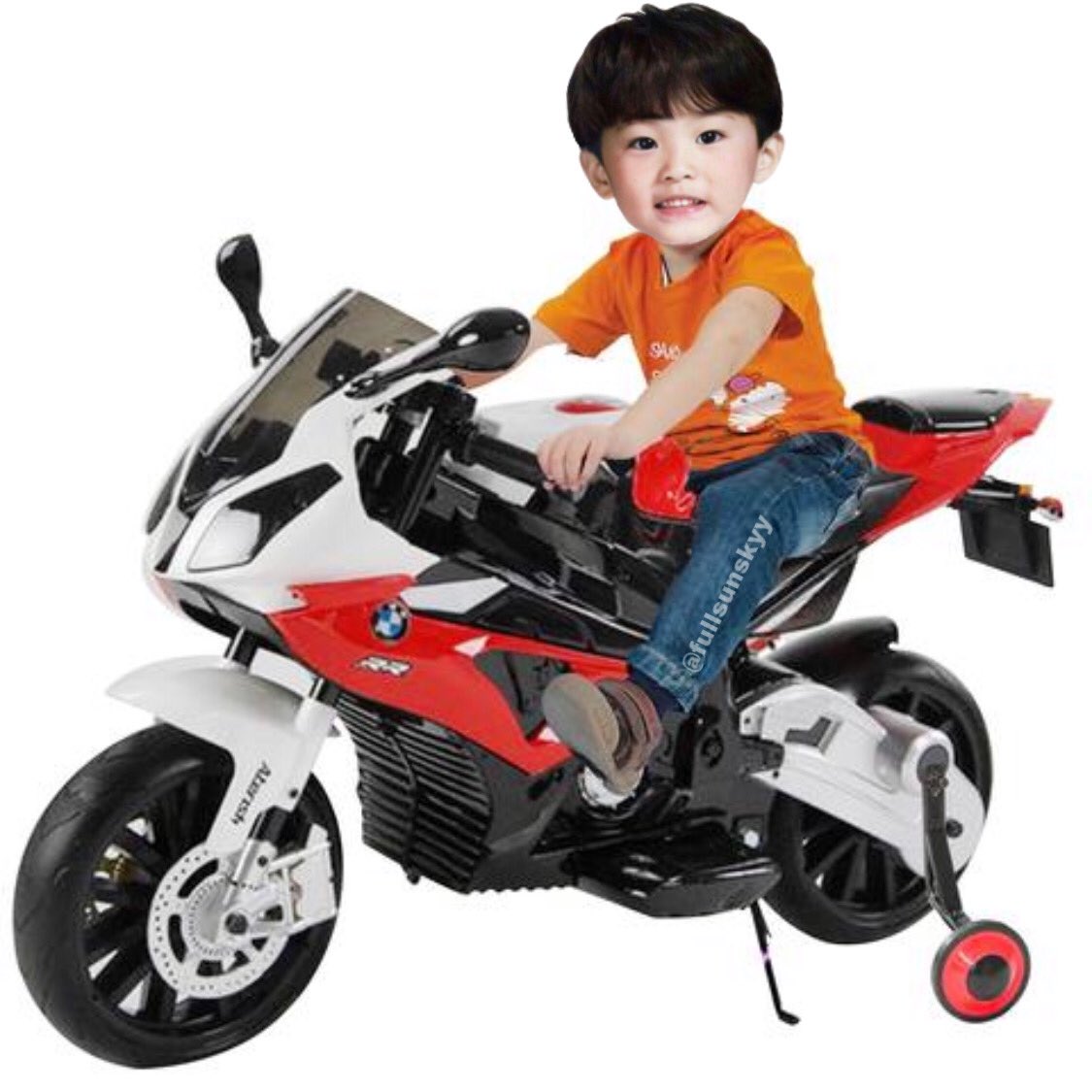 Mark- he is a big boy with a kickstand