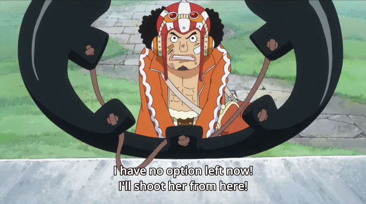 I love usopp’s character development here,, he’s finally taking initiative to protect his friends and we love to see it!