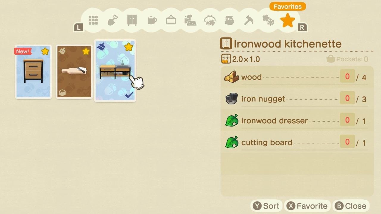 how to get ironwood dresser and cutting board adele's animal crossing 💫 on X: 