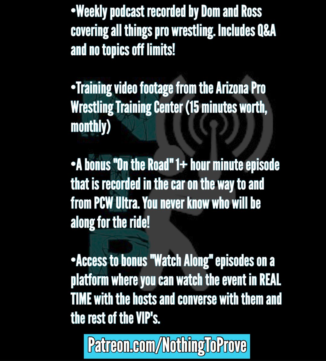 NTPPodcast's tweet photo. New episode of the VIP podcast has been sent to all subscribers. Topics include #HowardFinkel voicemail/memories, #WWE releases, Tag Teams, and all your questions answered!

JOIN NOW: https://t.co/MgPxJdVUhv https://t.co/O5kKtCzPJ2
