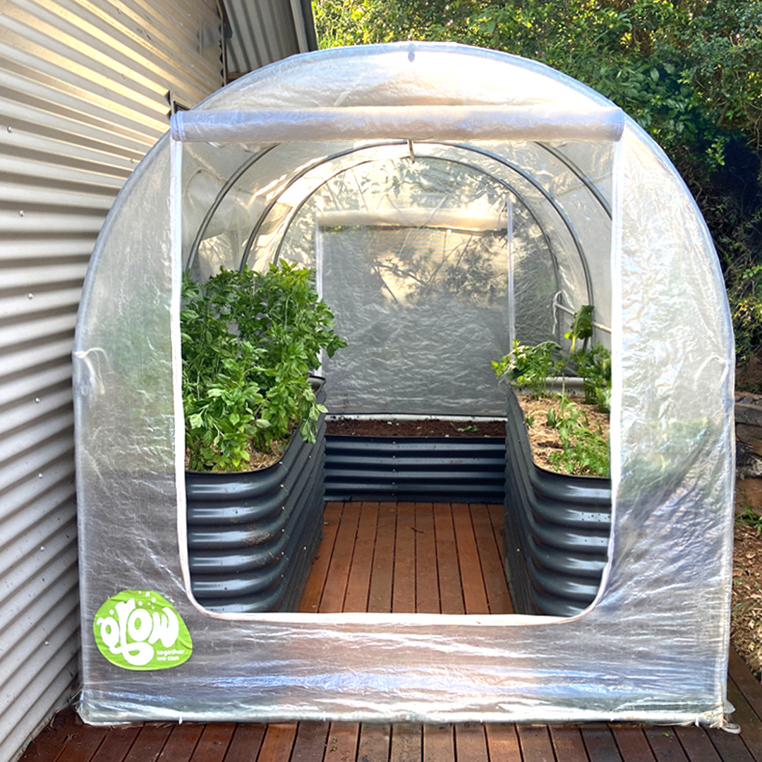 jdgroundswell's tweet photo. The GROWtunnel provides a perfect growing environment that is protected from wind, rain, hail and intense sun. Your crop will also be protected from insects and possums. They can be used in the backyard, rural areas and for commercial crops. #jointhegroundswell #organicfood https://t.co/lne795PvOm