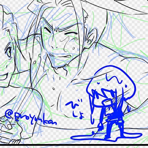 いい顔に描けた。 
