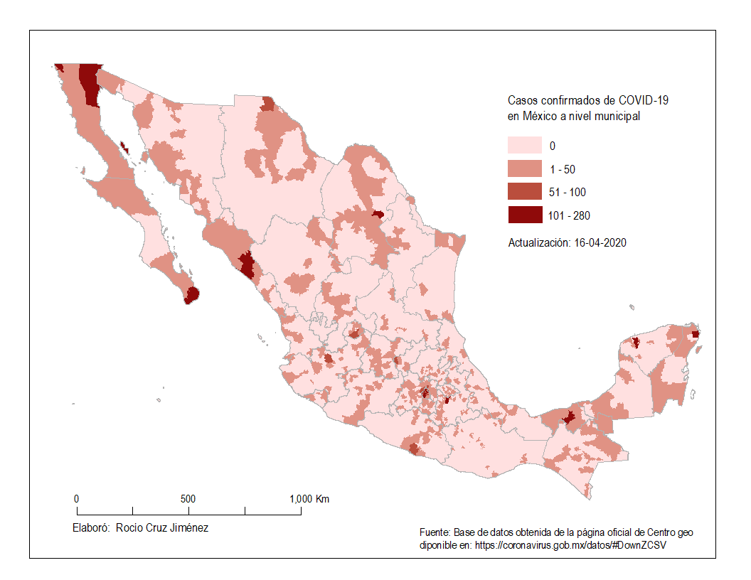 97Roz's tweet photo. Ayer el equipo de @HLGatell  presentó un mapa horrible de vecindades de municipios con contagios

Decidí hacer este pequeño esfuerzo para que sepan que en México existimos geógrafes, y cabe aclarar que no solo hacemos mapas, pero si es una de nuestras fortalezas. https://t.co/gs2T5lB2Uk