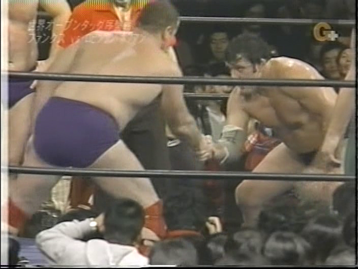 Lots of bad blood between Billy Robinson and Terry Funk in this match, but they shake hands after the match. Isn't that nice? I love a happy ending. Speaking of happy endings, that's it for disc 2. On disc 3, the tag tournament CONTINUES!