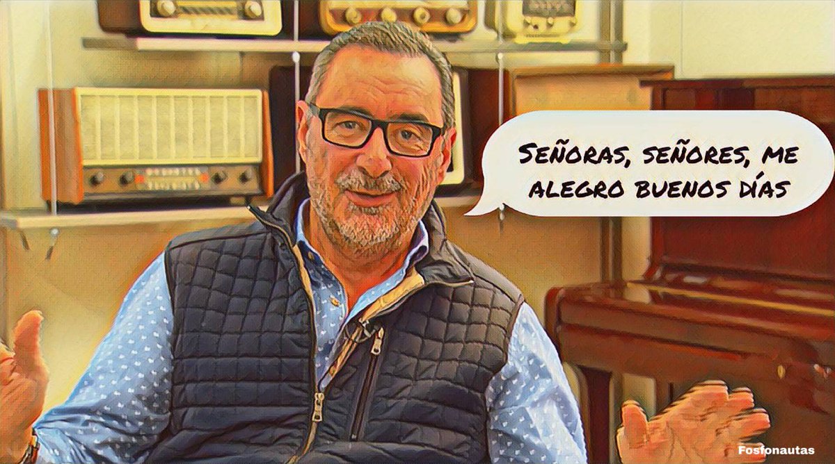 losfosfonautas's tweet photo. Señoras, señores, me alegro buenos días. Son las 8 de la mañana las 7 en Canarias, continuamos el último día de la semana informadosℹ en @HerreraenCOPE 📻. https://t.co/wKeqL1MREC