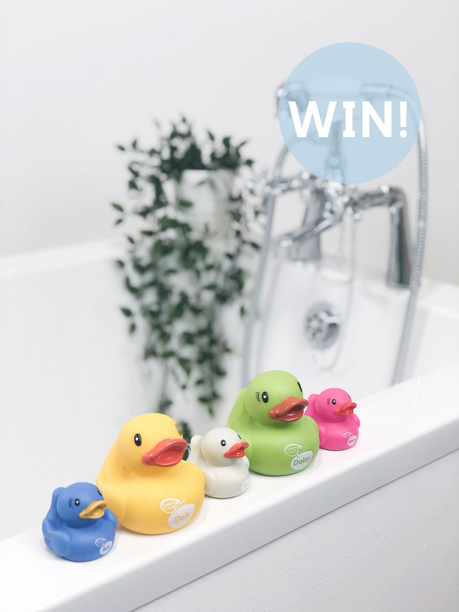 It's time for another #FreebieFriday 🎉 FOLLOW &amp; RT to win a pack of the BabyDam family of ducks, the perfect bath time companions! UK only. Closes 19/04/20 23:59pm GMT.