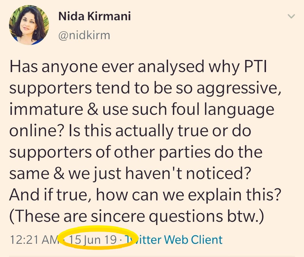 Amazing analysis by Dr.  @nidkirm on aggressive, immature, & foul language followed by her own justification for being slanderous.4/