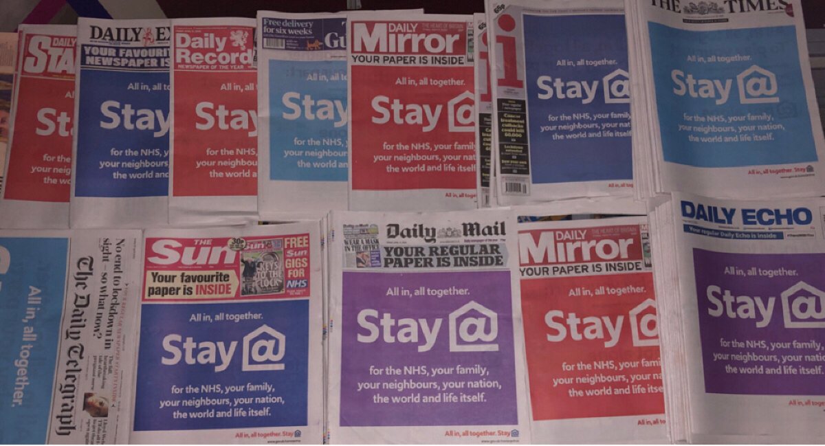 bepo836's tweet photo. Just one message on today’s newspaper headlines #StayAtHome #WeArePostOffice #PostOfficeSeason #WeArePostOffice #PostOfficeSeason #CustomerChamp https://t.co/bKTd0iclV9