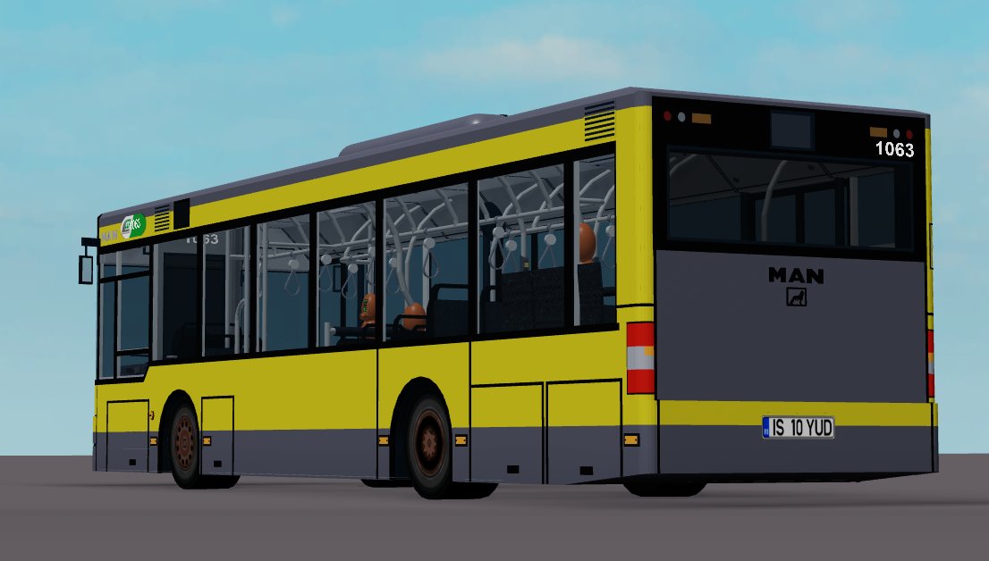 BogdanutzM's tweet photo. This time, a bus! New MAN NL 313 for CTP Iași. #RobloxDev #Roblox #CTPonRoblox https://t.co/V33q1dwezr