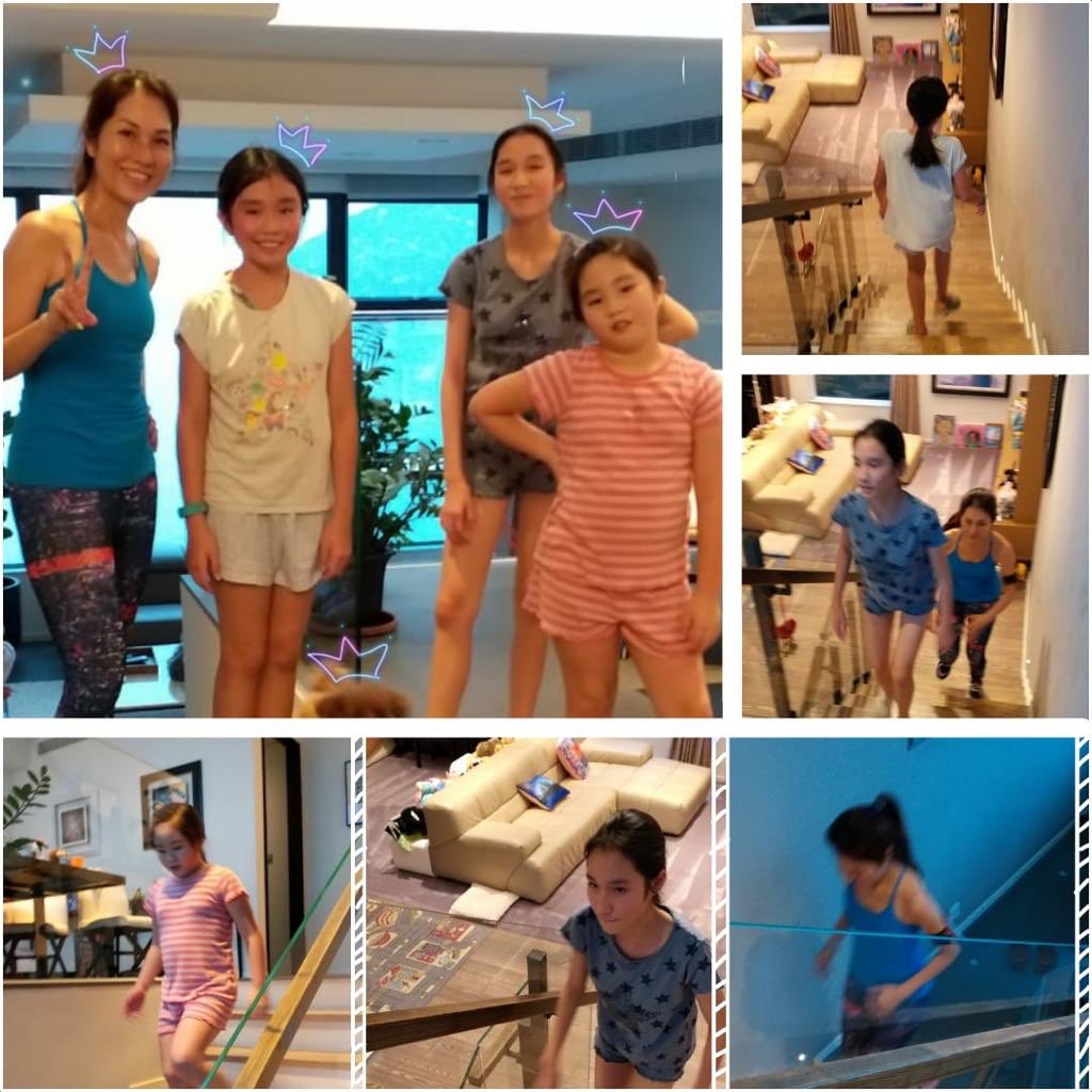 Valerie and Vanessa organised a stair run and got their Mum and sister involved, raising $21,630 for charity. They purchased 6,350 masks for the Caritas Jockey Club Integrated Service for YP. An AMAZING achievement. Valerie ran up and down 3,008 stairs and Vanessa managed 6,720.