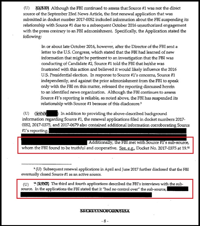 5) Now look at how AAG John Demers explained the primary sub source to the FISA court. [In July 2018]