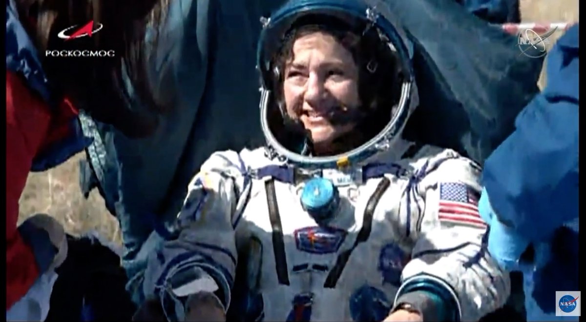 dnmsea's tweet photo. Welcome back @Astro_Jessica and Expedition 62 crew! https://t.co/IOLu73zWqT