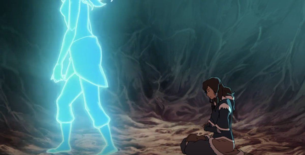 calling korra a boring avatar when she does stuff like this. not on my WATCH
