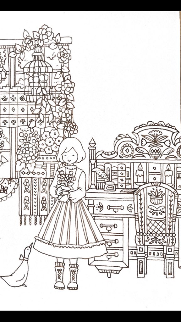 Eriy イラストレーター On Twitter お休みの日には のんびりアフタヌーンティーを楽しみましょう